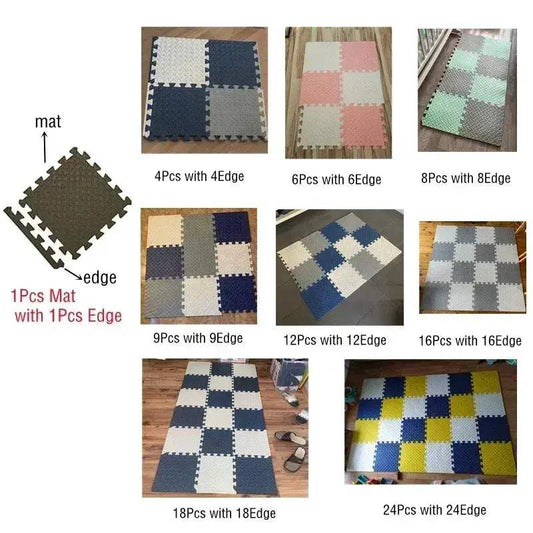 Premium Interlocking Foam Puzzle Mats with Educational Soft EVA for Kids - ToylandEU