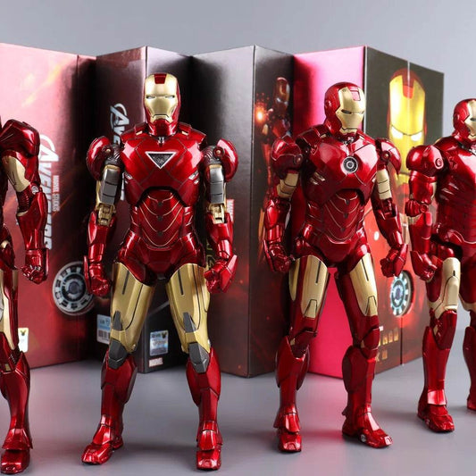 Premium Iron Man Action Figure Articulated Joints Collectors - ToylandEU