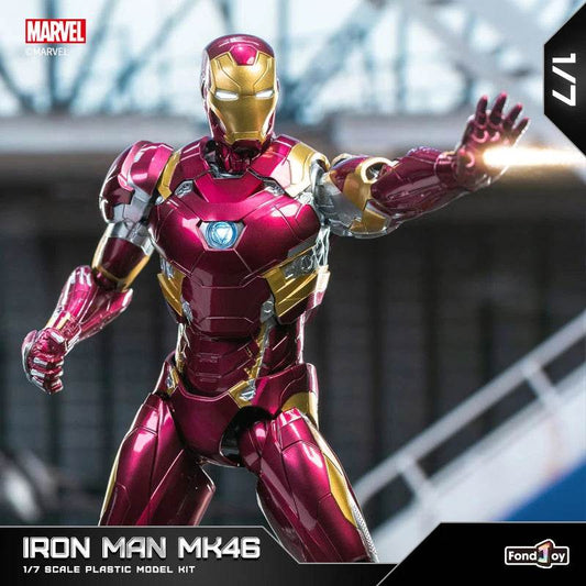 Premium Iron Man MK46 1To7 Figure With Light Reactor Fans - ToylandEU