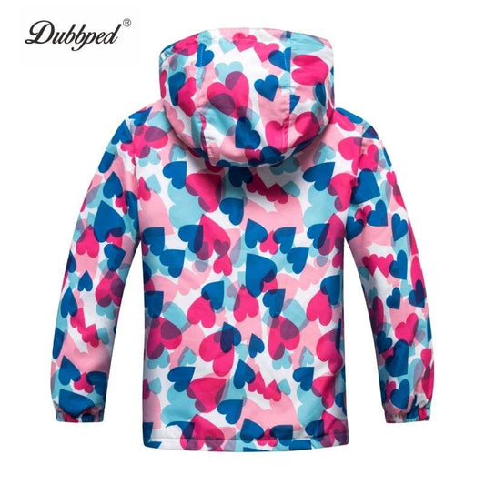 Premium Jacket Fleece Waterproof Hooded Double Deck Girls - ToylandEU