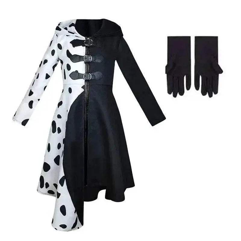 Lovely Dalmatian Jumpsuit Cruella Costume Toyland EU - ToylandEU™