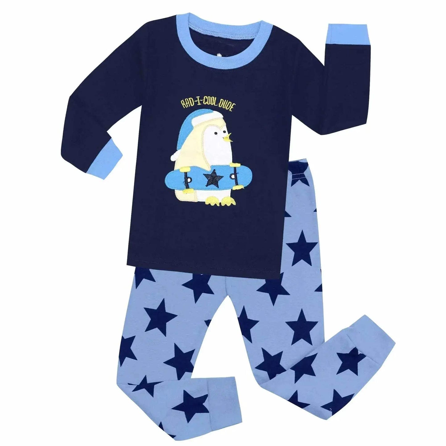 Premium Kids Pajama Sets 100 Percent Cotton Knit Cozy Nightwear For Boys Ages 4 To 6 - ToylandEU