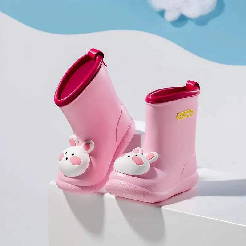 Cozy Kids Rain Boots Cartoon Animal Print Toyland EU - ToylandEU™