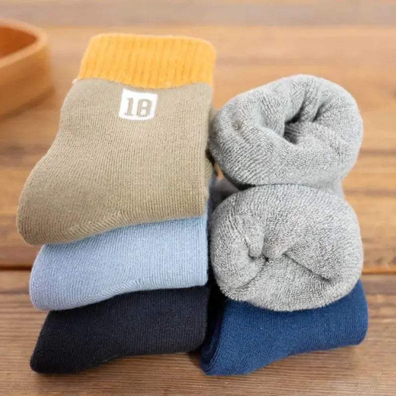 Premium Kids Socks Thick Winter Warm Cartoon Pattern Unisex - ToylandEU