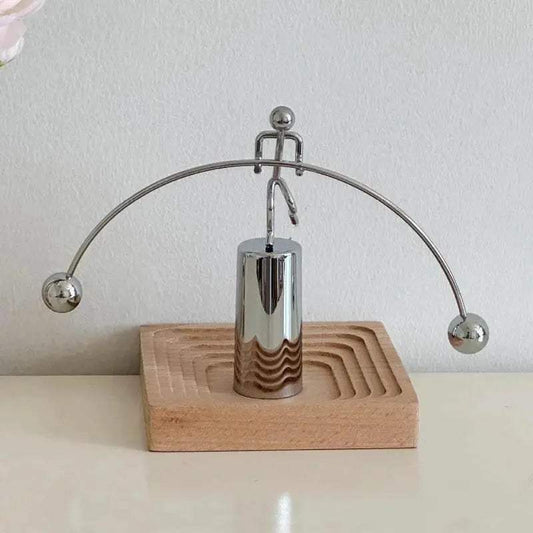 Premium Kinetic Art Desk Toy Weightlifter For Home Office - ToylandEU