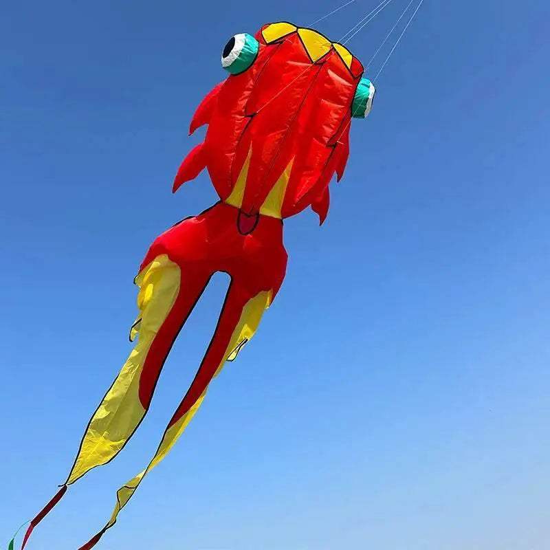 Stunning Goldfish Kite 3D Soft 10M Outdoor Toyland EU - ToylandEU™