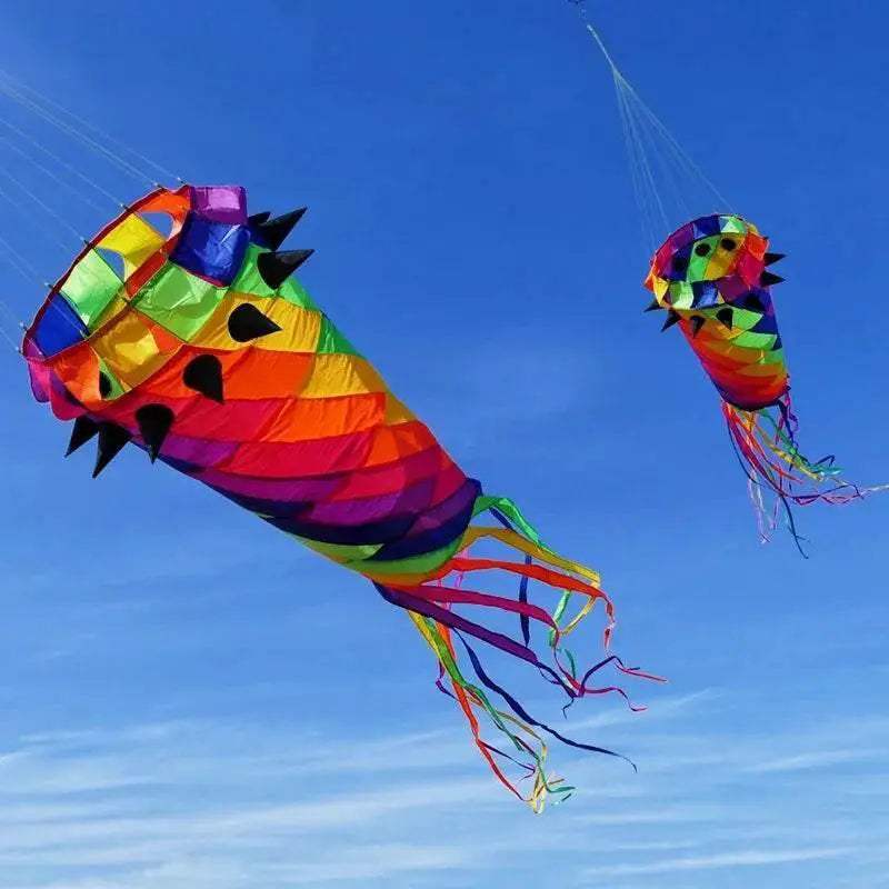 Vibrant Kite With 3D Rainbow Tail 2M Toyland EU - ToylandEU™