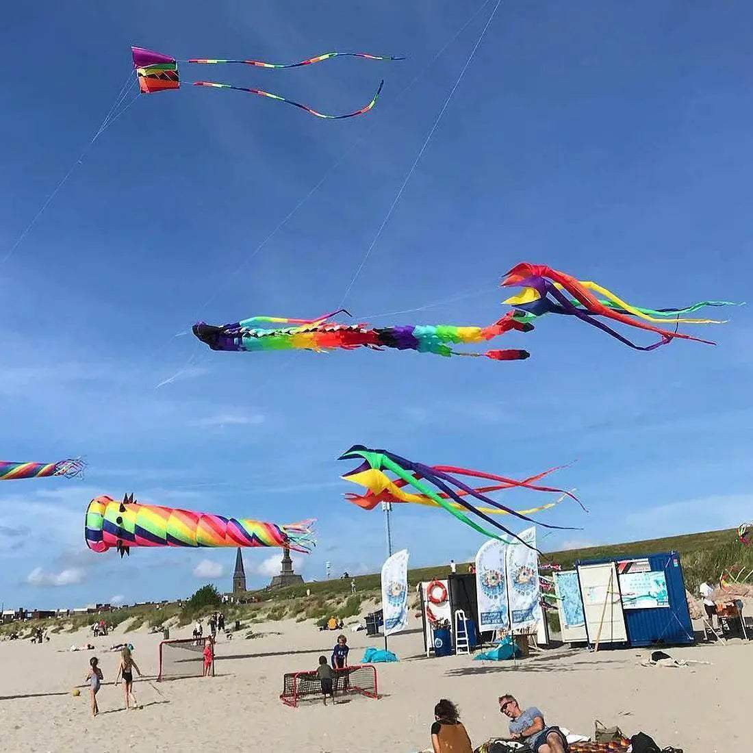 Vibrant Kite Tail 6.5m Rainbow Toyland EU - ToylandEU™