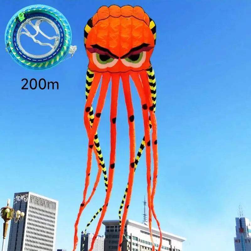 Stunning Octopus 3D Kite 200M Cable Toyland EU - ToylandEU™