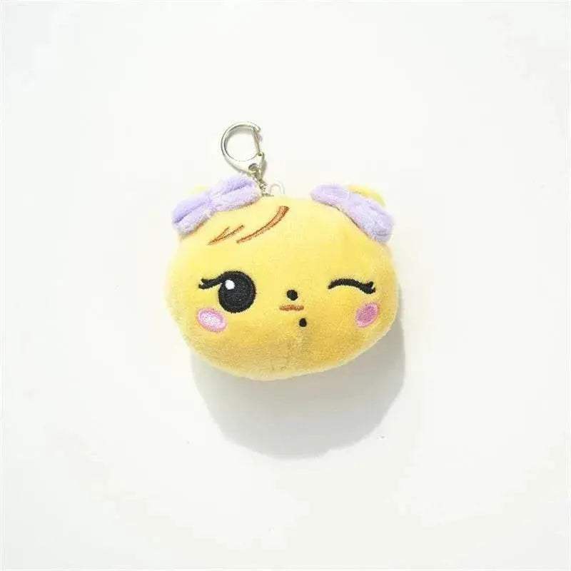 Premium Kpop Plush Keychain Pink Cartoon Rose 8cm For Fans - ToylandEU