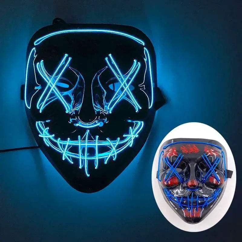 Vivid LED Face Mask Festival Mask 3 Modes Toyland EU - ToylandEU™