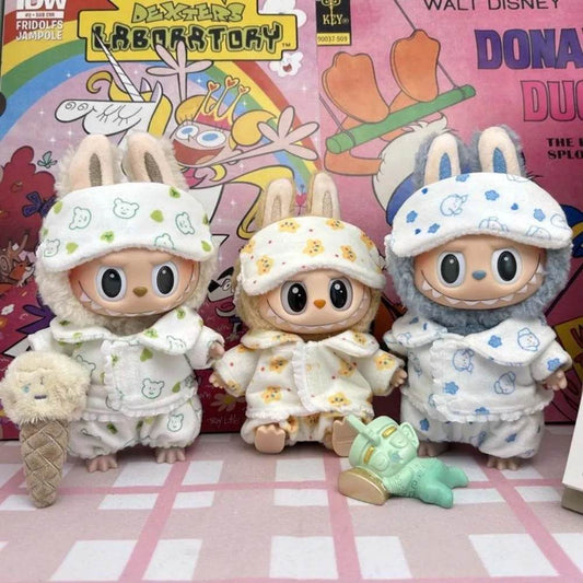 Premium Labubu Doll Pajama Set With Eye Mask For Kids - ToylandEU