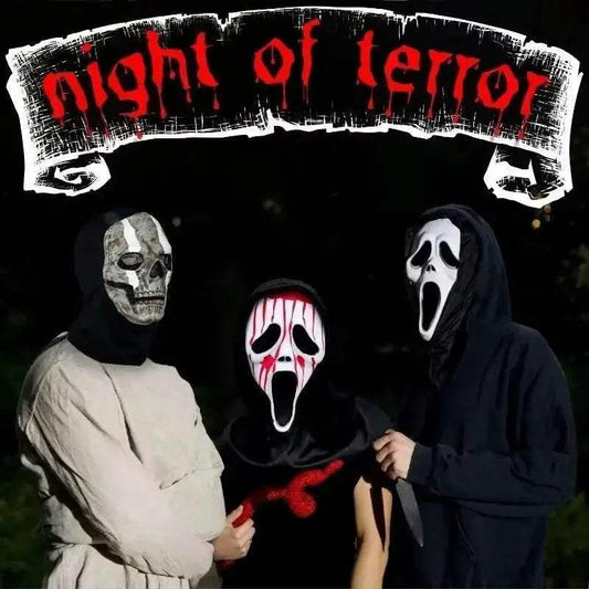 Premium Latex Mask Full Head Scream Ghostface For Halloween - ToylandEU