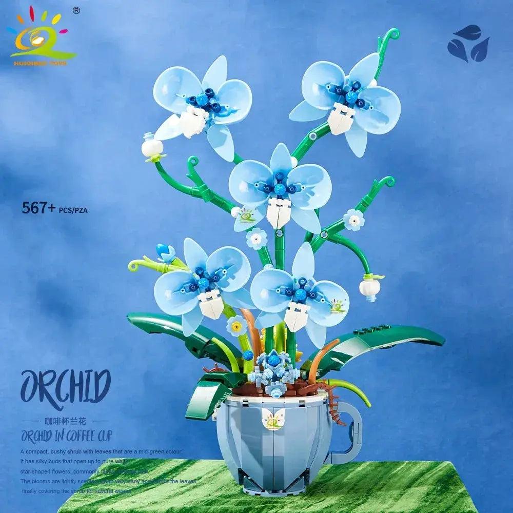Premium Lego Compatible Blocks 3D Orchid Toyland EU - ToylandEU™