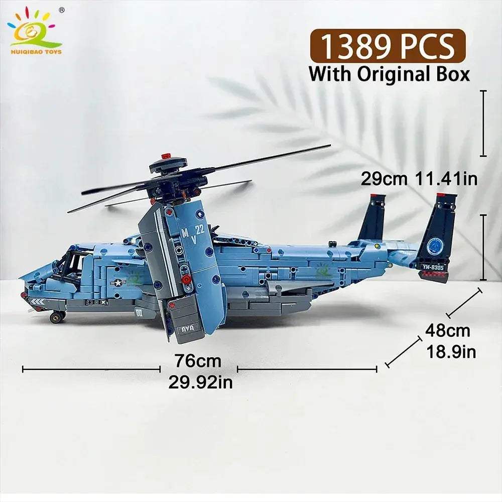 Premium Lego Compatible Tiltrotor Set 1389 Toyland EU - ToylandEU™