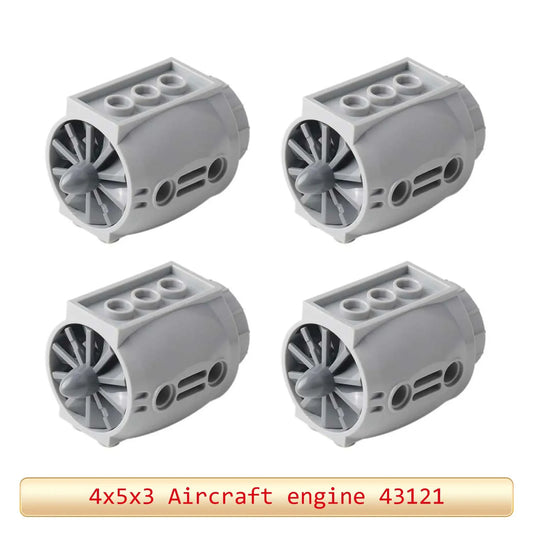 Premium MOC Technical Parts Building Blocks Accessories Aircraft Engine With Propeller Blades 4x5x3 For Lego Enthusiasts - ToylandEU