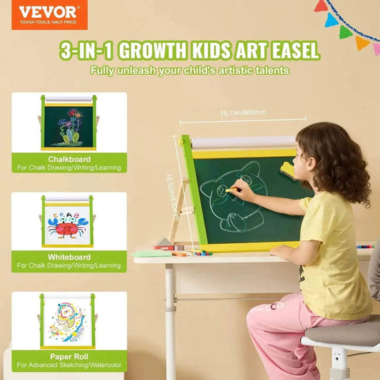 Premium Magnetic Tabletop Drawing Board 3in1 For Girls - ToylandEU