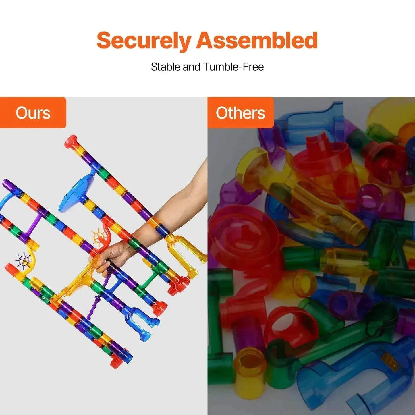 Premium Marble Run Set For Kids Glow In The Dark Marbles - ToylandEU