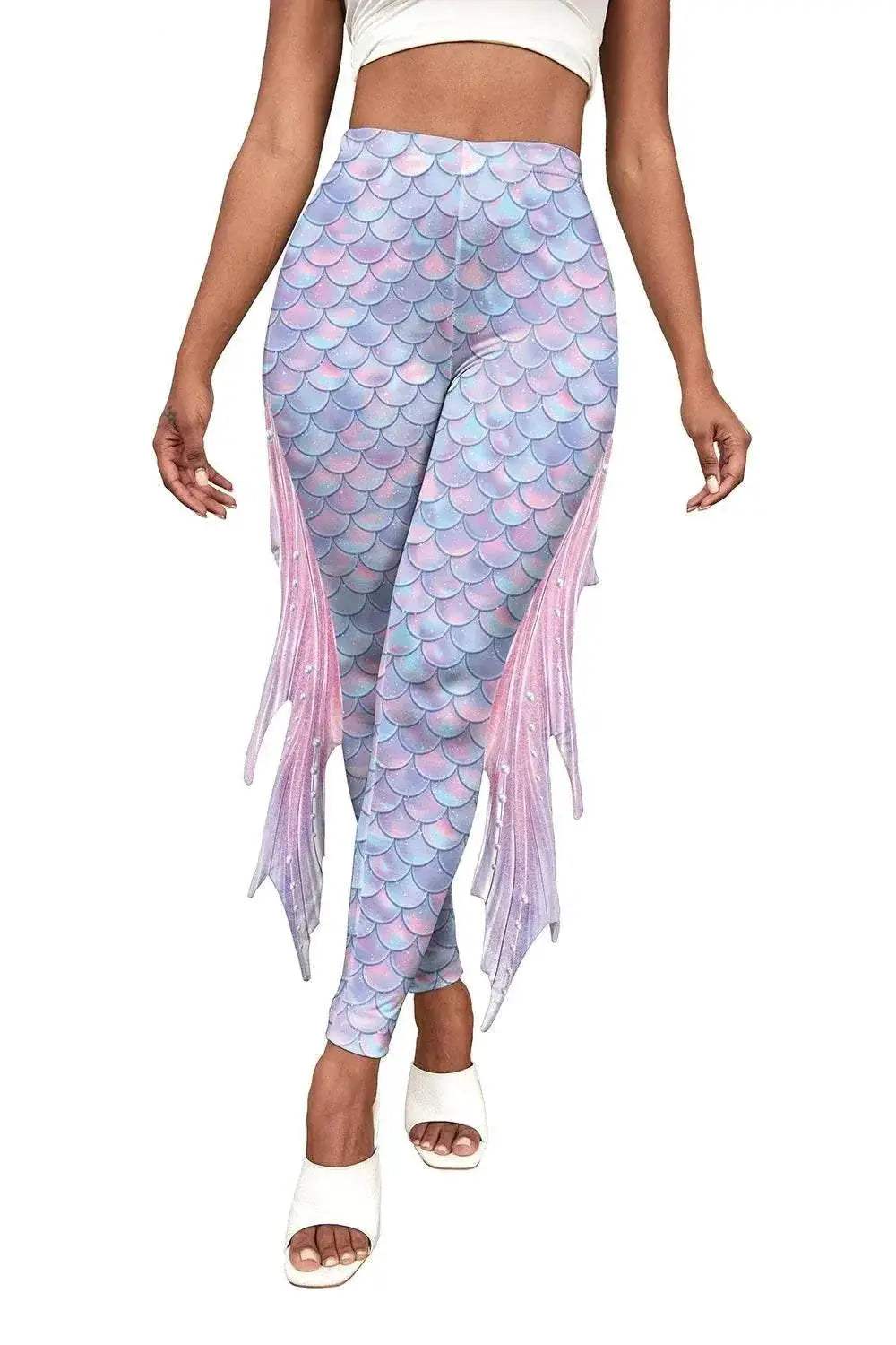 Bold Mermaid Leggings Fish Scale Pattern Toyland EU - ToylandEU™