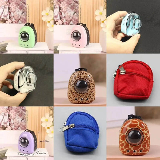 Premium Mini Doll Clothes Set With Backpack Glasses For BJD - ToylandEU