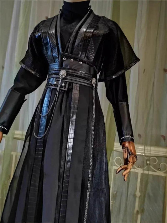 Premium Mo Ran Cosplay Costume Black Hanfu Unisex Adults - ToylandEU
