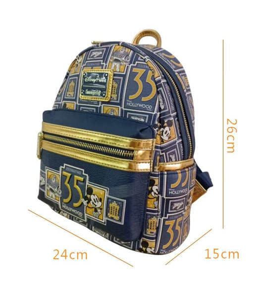 Premium PU Leather Backpack For Girls Mermaid Cosplay Mickey Mouse Disney Travel School Bag - ToylandEU