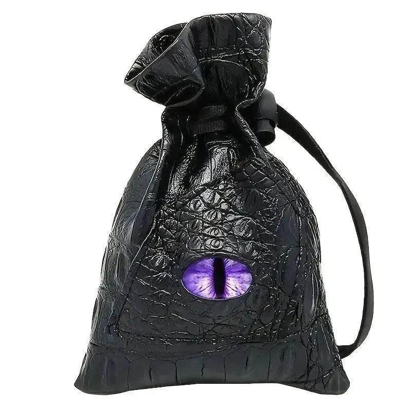 Premium PU Leather Dice Bag with Dragon Eye Design - ToylandEU™