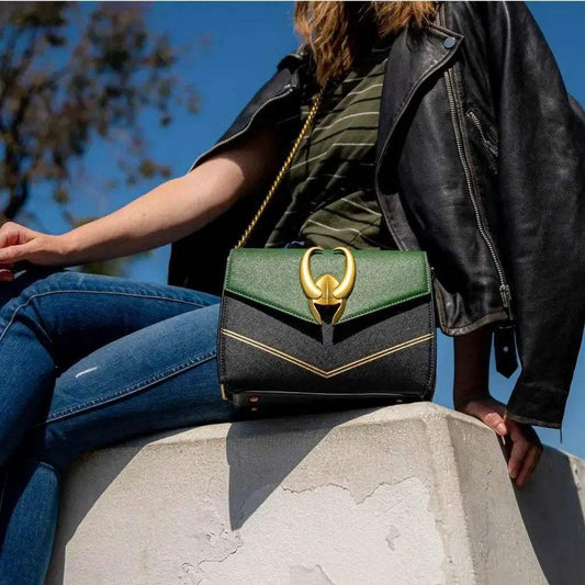 Premium PU Leather Loki Themed Shoulder Bag For Women Cosplay Travel Daypack Outdoor Companion - ToylandEU