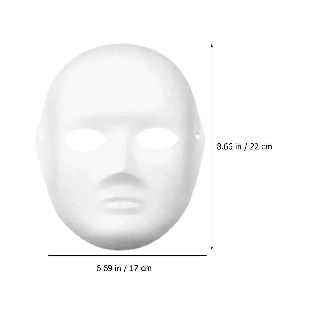 Premium Paper Mask DIY Mask White Cosplay Toyland EU - ToylandEU™