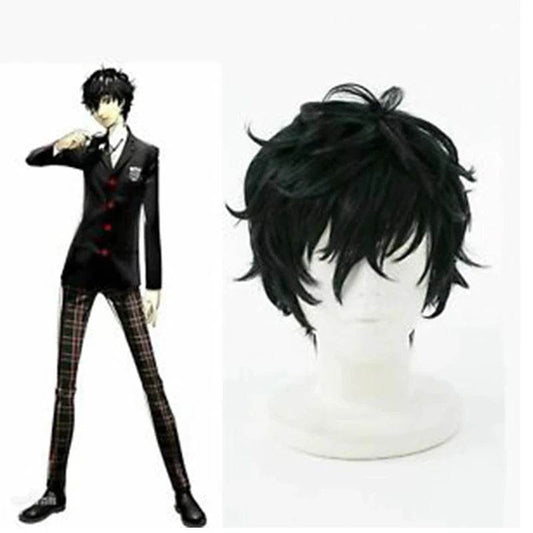 Premium Persona Five Joker Wig Mask Cosplay Set For Adults - ToylandEU