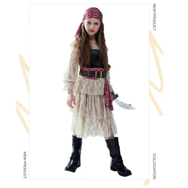 Premium Pirate Skirt Costume Lace Detail Toyland EU - ToylandEU™