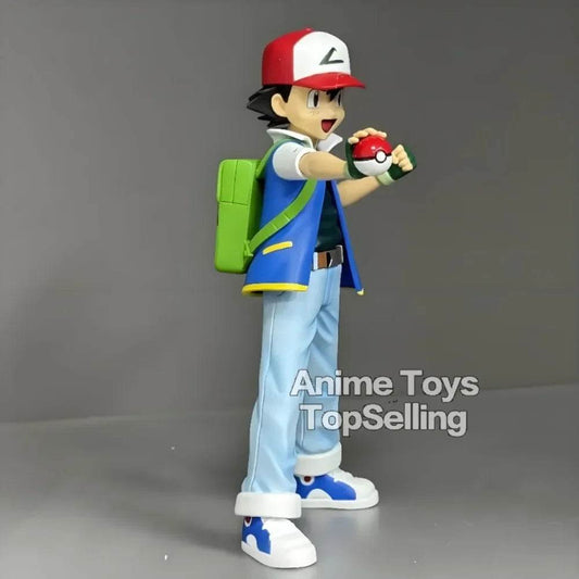 Premium Pokemon Figure Ash Ketchum PVC Collectible Gift - ToylandEU