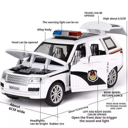 Premium Police SUV 32 Diecast Model Toyland EU - ToylandEU™