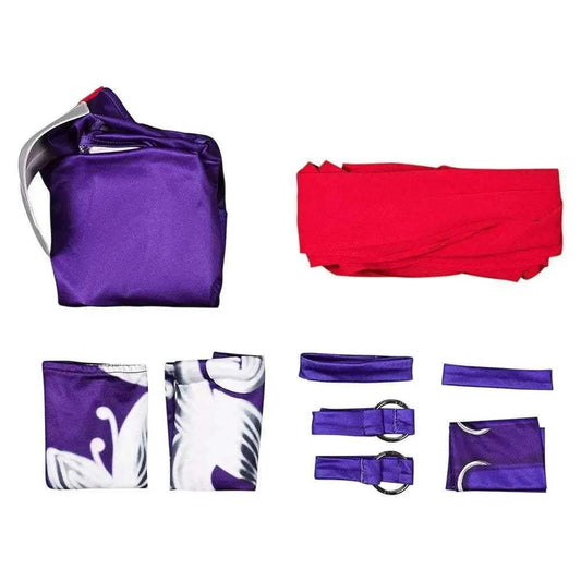Premium Psylocke Cosplay Jumpsuit Purple Fantasy For Women - ToylandEU