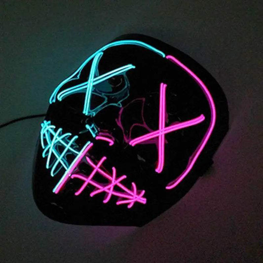 Premium Purge Mask Glowing Scary Face For Halloween Cosplay - ToylandEU