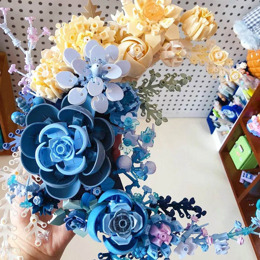 Premium Quality Building Block Set Lego Compatible Moon Flower Theme 934 Pieces For Kids Ages 6 And Up Gift - ToylandEU