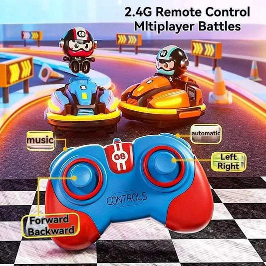 Premium RC Battle Bumper Car Toy With Music Lights For Kids - ToylandEU