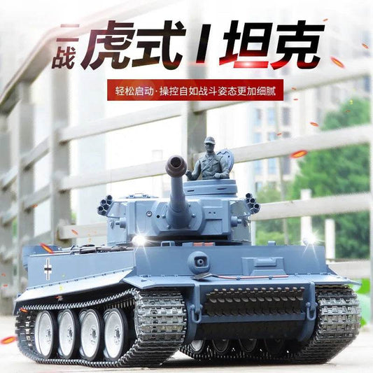 Premium RC Battle Tank German Tiger I For Collectors - ToylandEU