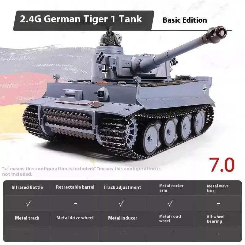 Premium RC Battle Tank Tiger I Toyland EU - ToylandEU™
