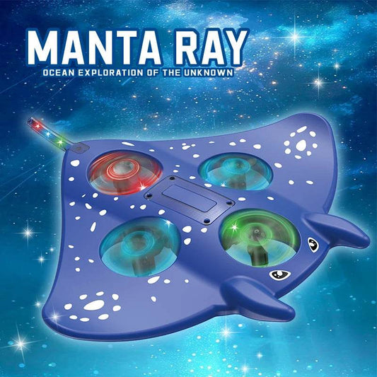Premium RC Manta Ray Gravity Glider Dazzling Light For Kids - ToylandEU