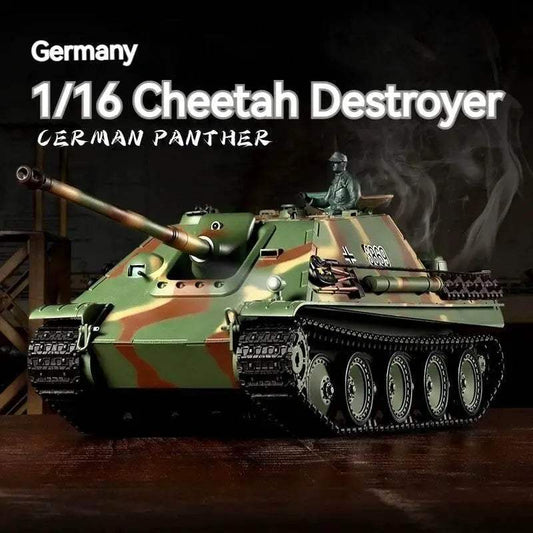 Powerful RC Tank Metal 1x16 Cheetah Fighter Toyland EU - ToylandEU™