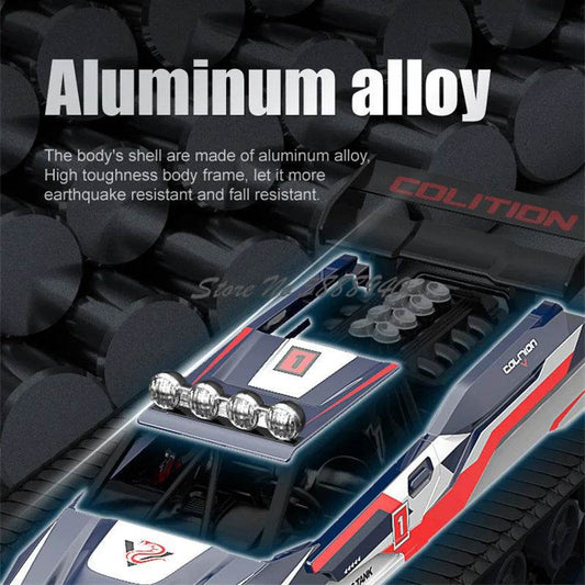 Premium RC Tank All Terrain Alloy LED Light Off Road - ToylandEU