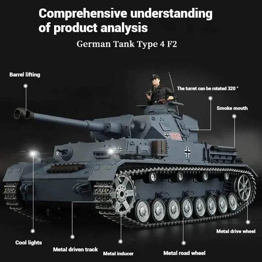 Powerful RC Tank 1 By 16 Scale Tank Toyland EU - ToylandEU™