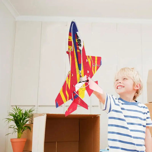 Premium Rechargeable Lightweight Foam Airplane Toy With Flight Mode For Kids Outdoor Flying - ToylandEU