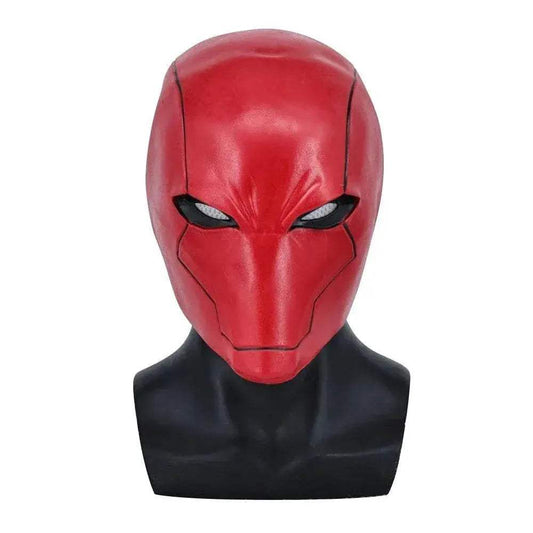 Premium Red Hood Latex Helmet Mask One Size Toyland EU - ToylandEU™