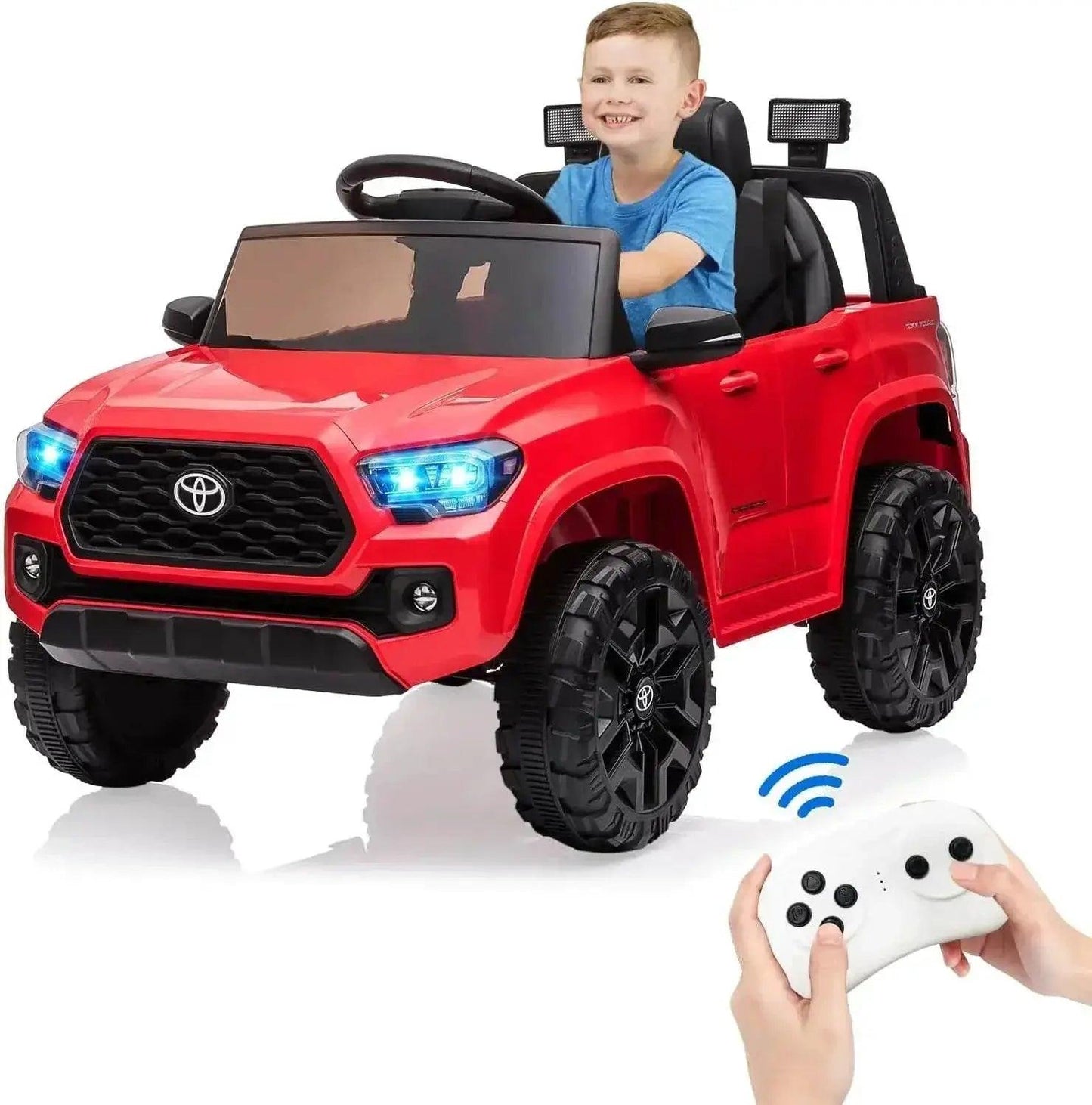 Premium Ride On Truck 12V LED Remote Control Toyland EU - ToylandEU™