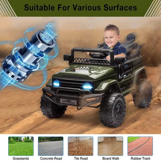 Premium Ride On Truck Remote Control Lights For Kids - ToylandEU