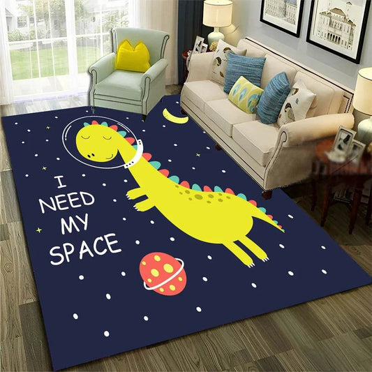 Premium Rug Dinosaur Cartoon Non Slip Kids Area Rug - ToylandEU