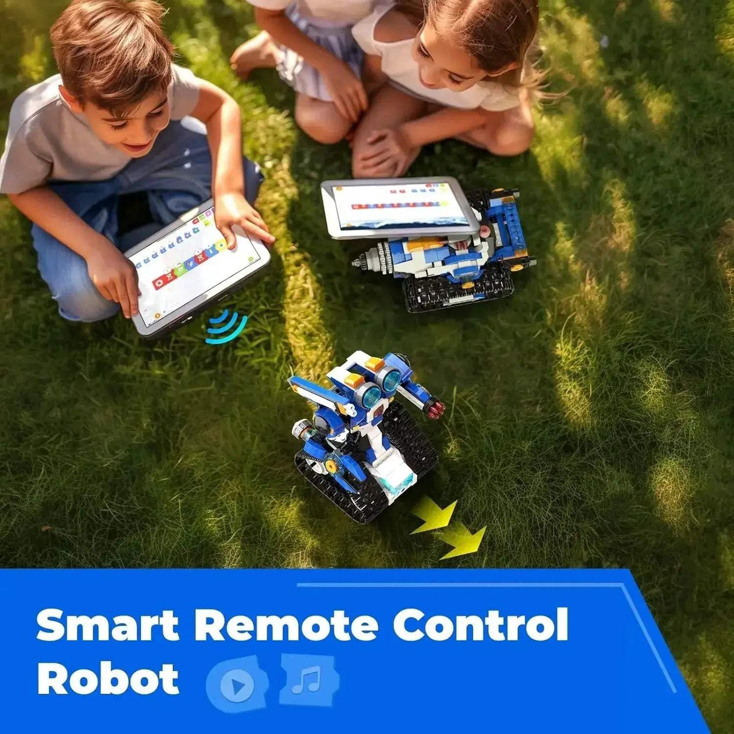 Premium STEAM Robot Building Kit 6 In 1 Remote Control Coding for Boys Aged Eight to Twelve Educational Gift - ToylandEU