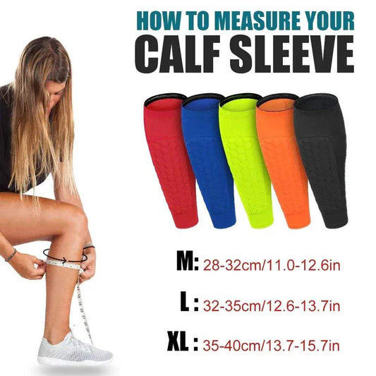 Premium Shin Guard Calf Sleeve With Honeycomb Pad For Soccer - ToylandEU